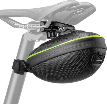 Rockbros Rockbros - Bike Saddle Bag - Lighting - Water Resistant - 3D Hard Shell - Black