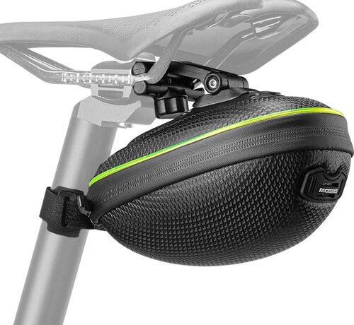 Rockbros Rockbros - Fiets Zadeltas - Verlichting - Waterafstotend - 3D harde schaal - Zwart