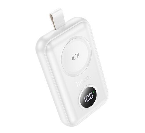 Hoco Hoco - Powerbank 2500mAh Geschikt voor Apple Watch - Display - Wit