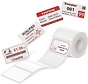 Niimbot label printer roll for B21 Pro 300DPI - 50x30mm - 1 roll with 230 labels - white