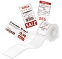 Niimbot label printer roll for B21 Pro 300DPI - 38x70mm - 1 roll with 115 Labels - white