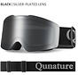 Frameless Ski Goggles for Men and Women – Glasses-Friendly Design – Anti-Fog and UV400 Protection – for Skiing and Snowboarding – Black