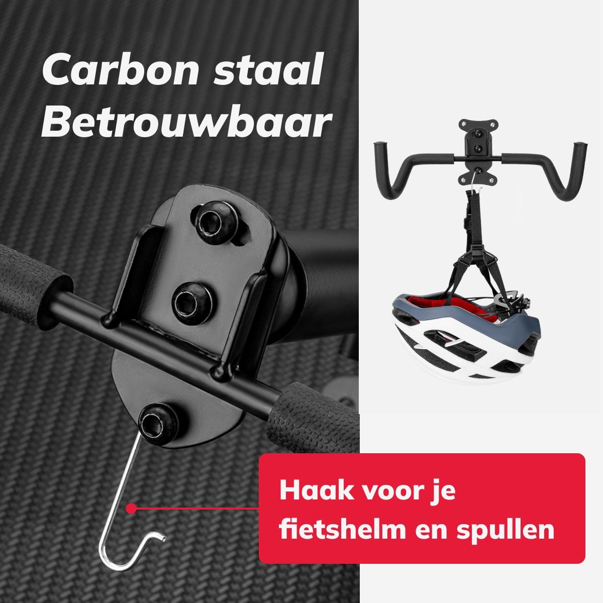 Wieport - Fiets Ophangsysteem - Verstelbaar - Muurbeugel Fiets - Fiets Ophangbeugel