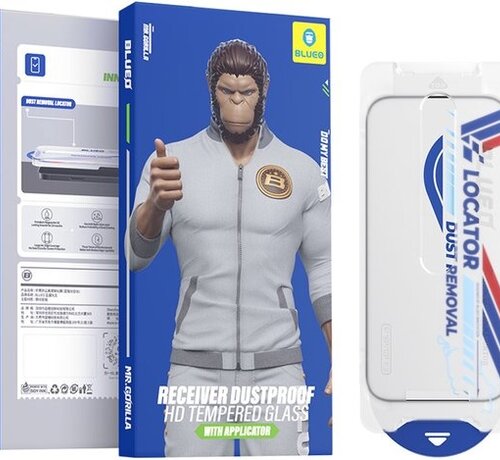 Blueo BLUEO Glasfolie - Screenprotector Geschikt voor iPhone 17 Air - met Installatie Kit