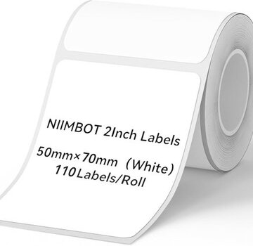 Niimbot  Niimbot Roll for B21/B1/B31/B4 - 50x70mm - 110 Labels - White