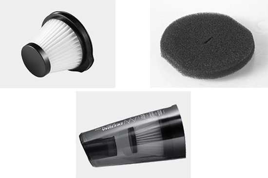 Deerma DX115C - Mini Stofzuiger - Zwart