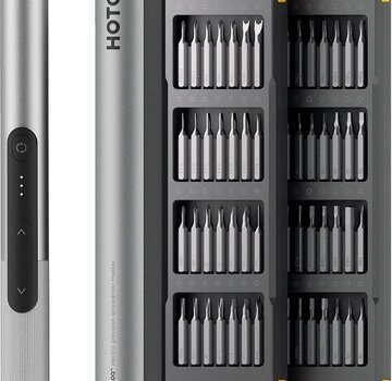 HOTO HOTO SnapBloq - Electric Precision Screwdriver Set - 56 Bits - LED Ring Light - Magnetic