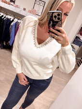 Trui met strass