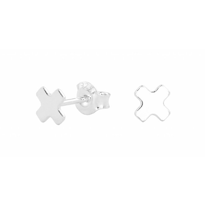 Ohrringe Kreuz Ohrstecker - Sterling Silber - ARLIZI 0996 - Zoe
