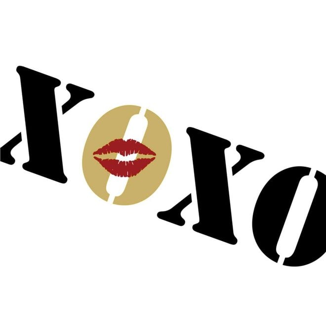 Greeting card - hugs and kisses