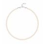 Parelketting crème 6mm - sterling zilver - ARLIZI 1181 - Noa