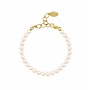 Parel armband crème 6mm - verguld - ARLIZI 1154 - Noa