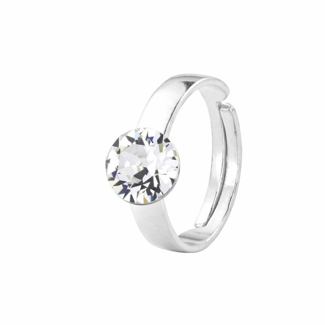 Ring transparant Swarovski kristal - sterling zilver - ARLIZI 1291 - Lucy