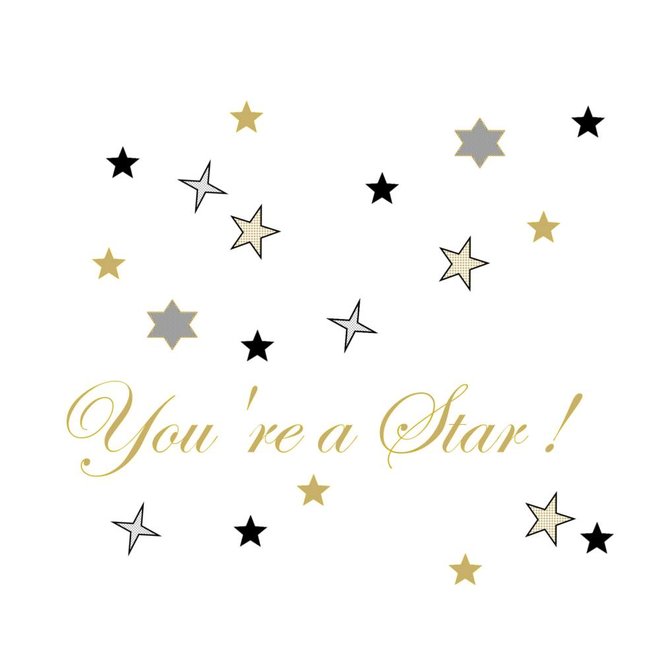Wunschkarte - You're a star - ARLIZI 03