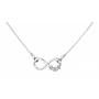 Ketting infinity hanger bloemen - sterling zilver - ARLIZI 1316 - Kendal
