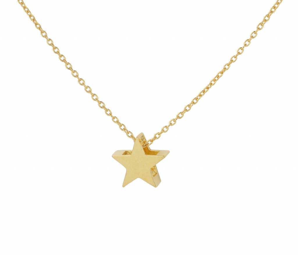 Necklace star pendant sterling silver 