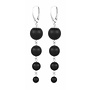 Perle Ohrringe schwarz - Sterling Silber - ARLIZI 1332 - Nora