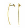Oorbellen staaf - verguld 5 cm - ARLIZI 1396 - Lily