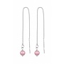 Durchzieher Ohrringe rosa Perle - Sterling Silber - ARLIZI 1509 - Emma