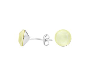 yellow crystal earrings