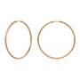 Earrings hoops 4 cm - rose gold plated - ARLIZI 1553 - Natalia