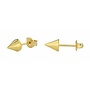 Oorbellen spike oorstekers - verguld - ARLIZI 1571 - Kendal