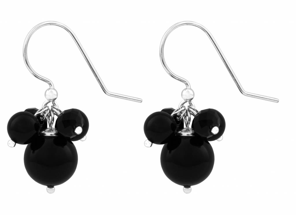 black crystal earrings swarovski