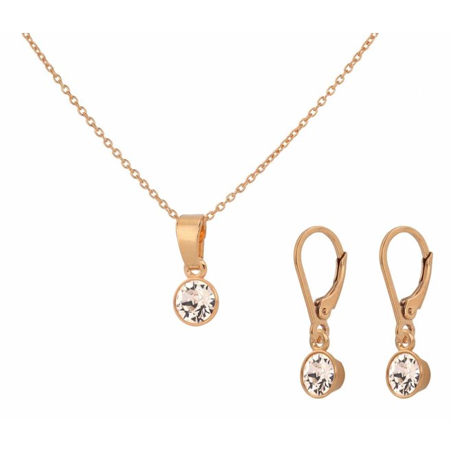 Schmuck Set Sterling rosévergoldet - 1654