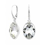 Earrings Swarovski crystal pendant - sterling silver - ARLIZI 1656 - Claudia