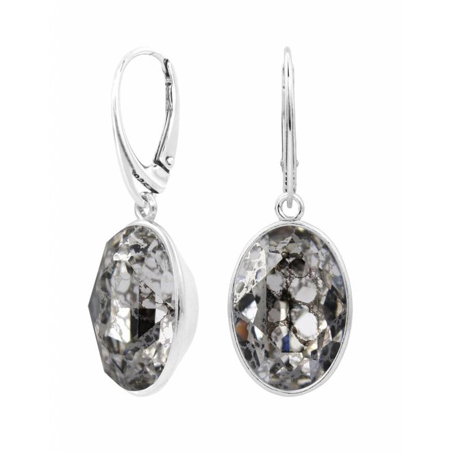 Ohrringe Swarovski Kristall Anhänger - Sterling Silber - ARLIZI 1657 - Claudia