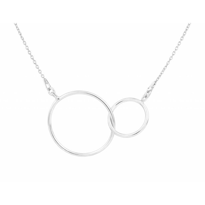 Necklace infinity pendant sterling silver - 1674