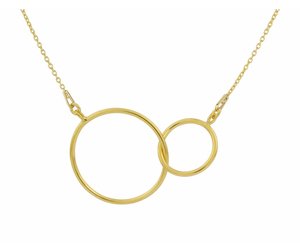 Unicra Goldschmuck Set Unendlichkeitssymbol - Halskette & Ohrringe