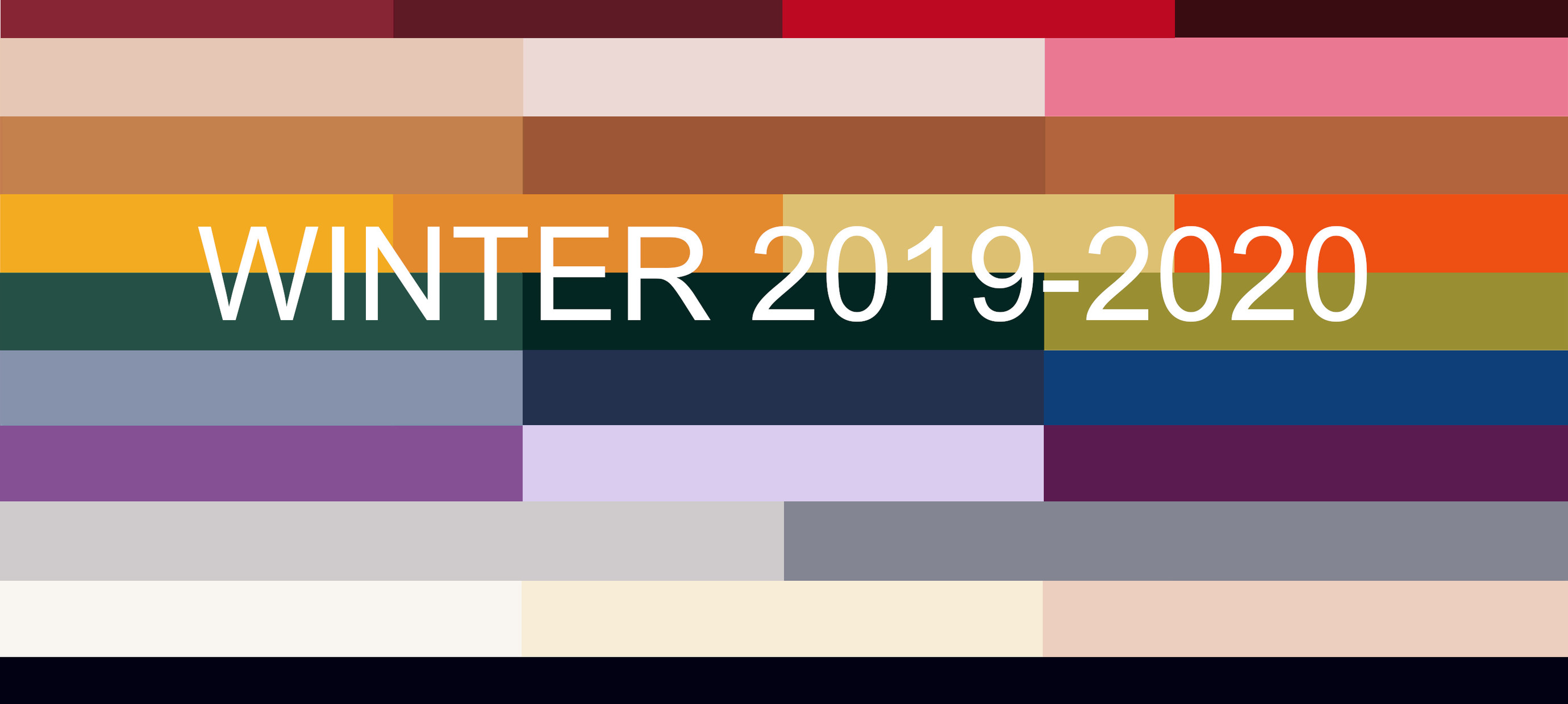Top 10 Modefarben Winter 2019-2020