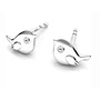 Earrings bird ear studs - sterling silver - ARLIZI 1750 - Fleury