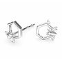 Ohrringe Biene Ohrstecker - Sterling Silber - ARLIZI 1752 - Fleury