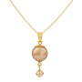Ketting parel Swarovski kristal goudkleurig - verguld - ARLIZI 1761 - Claire