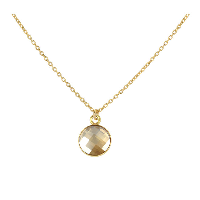 Halskette Swarovski Kristall Anhänger - vergoldet - ARLIZI 1814 - Joy