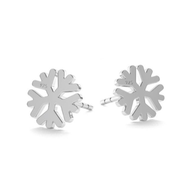 Ohrringe Schneeflocke Ohrstecker - 925 Sterling Silber - ARLIZI 1818 - Zoe