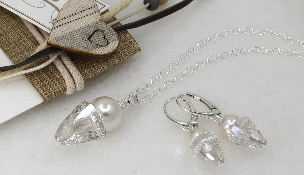 Brautschmuck mit Swarovski Kristall