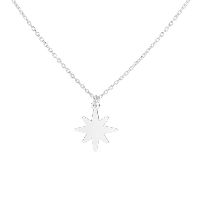 Necklace star pendant - sterling silver - ARLIZI 1835 - Kendal