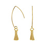 Ohrringe Quaste Anhänger - vergoldet - ARLIZI 1862 - Kendal