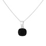 Halskette schwarz Swarovski Kristall Anhänger - Sterling Silber - ARLIZI 1886 - Isabel