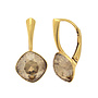 Ohrringe Swarovski Kristall 10 mm - vergoldet - ARLIZI 1892 - Isabel