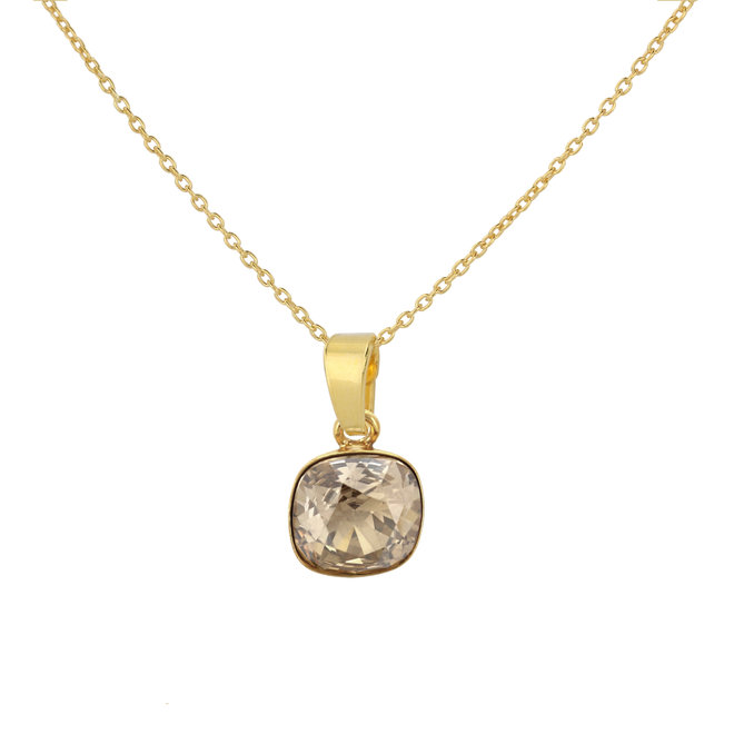 Halskette Swarovski Kristall Anhänger - vergoldet - ARLIZI 1894 - Isabel