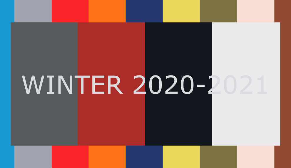 Top 10 modekleuren winter 2020-2021