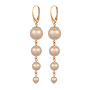 Parel oorbellen - roséverguld - ARLIZI 1739 - Nora