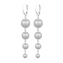 Perle Ohrringe hellgrau - Sterling Silber - ARLIZI 1899 - Nora