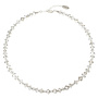 Necklace transparent Swarovski crystal - sterling silver - ARLIZI 1906 - Coco