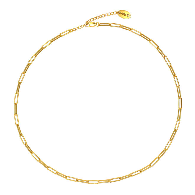 Necklace large chain link - gold plated - ARLIZI 1936 - Carrie