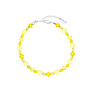 Armband Perle Swarovski Kristall gelb - Sterling Silber - ARLIZI 1945 - Grace